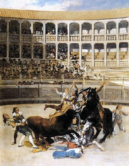 Francisco de Goya Picador Caught by the Bull